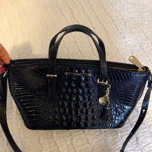 Brahmin Brand Navy Small Handbag